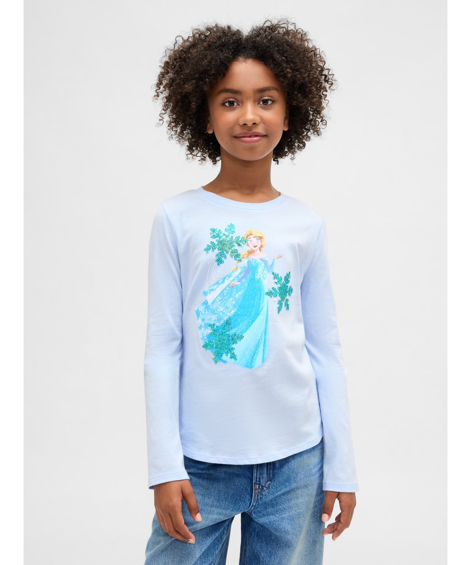 Футболка с графическим принтом (K)GAP x Disney, SERENE_BLUE
