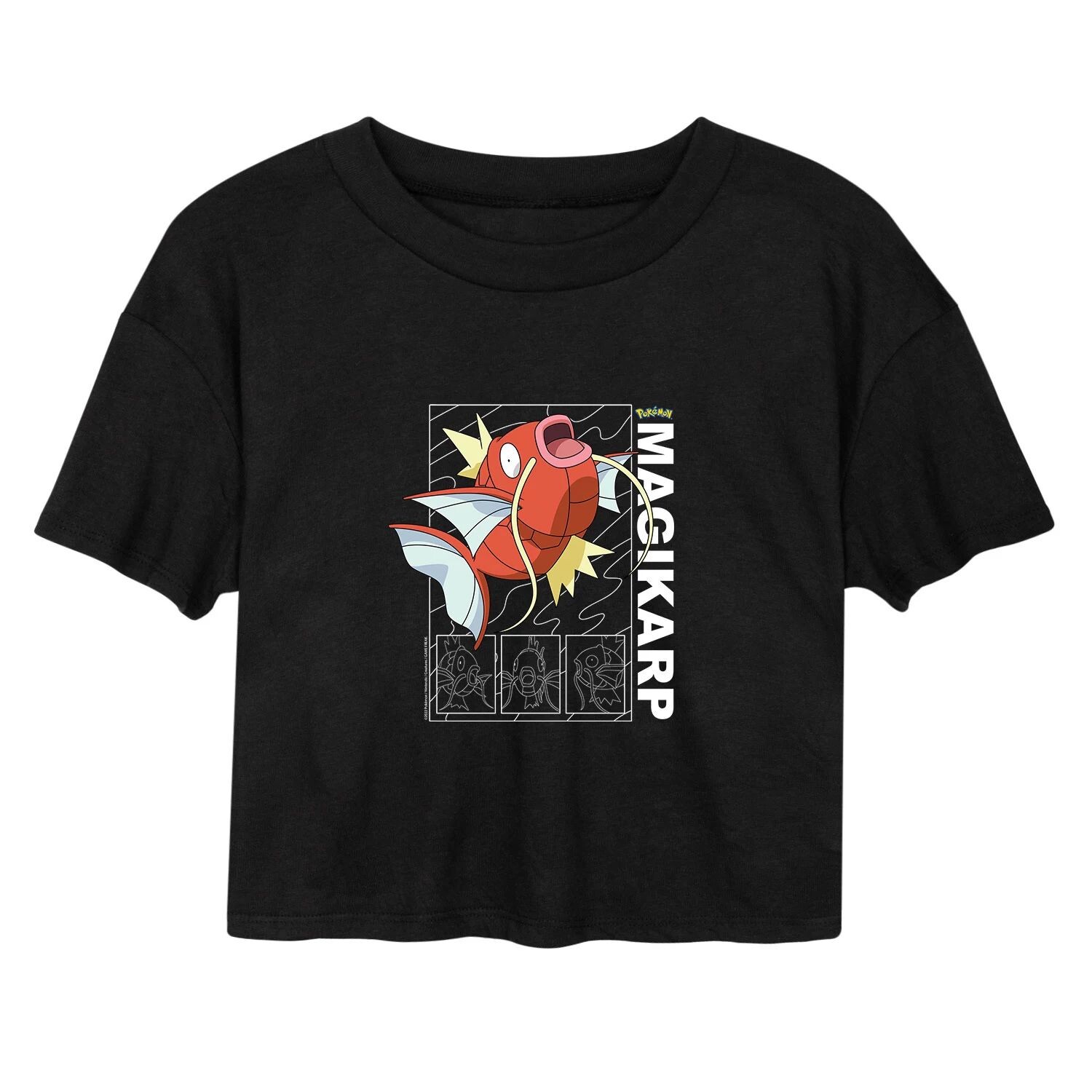 

Укороченная футболка Pokémon Magikarp для юниоров Licensed Character