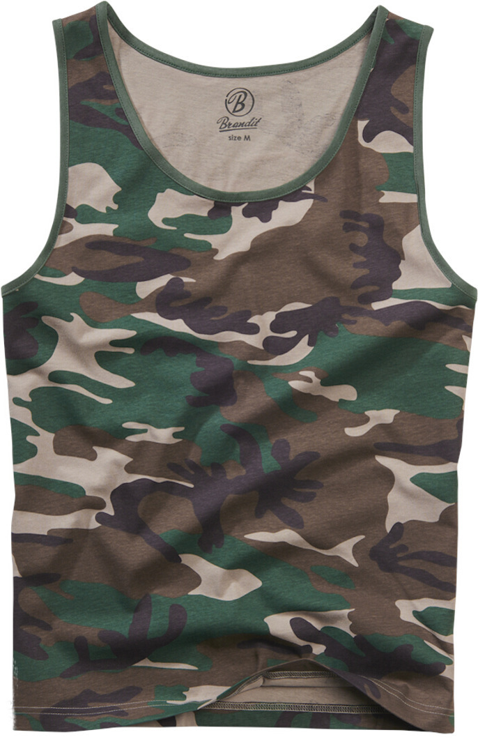 

Топ Brandit Tank Top, цвет Woodland
