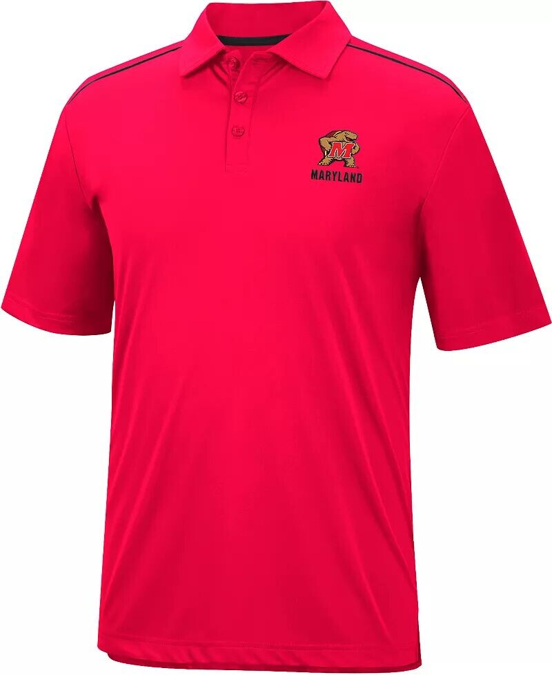 

Colosseum Мужская красная футболка-поло Maryland Terrapins