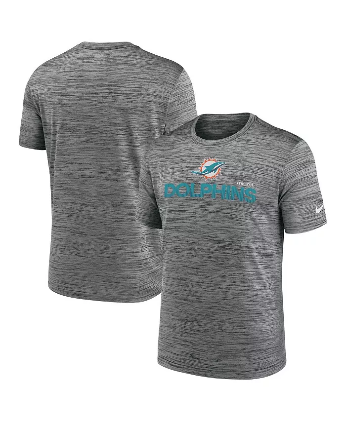 

Мужская футболка Miami Dolphins Blitz Velocity Modern Performance цвета антрацит Nike