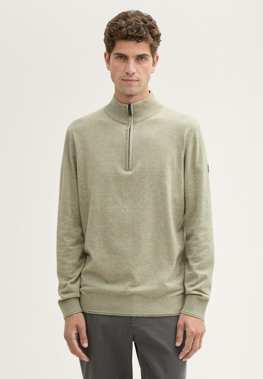 

Джемпер PULLOVER TROYER TOM TAILOR, зеленый
