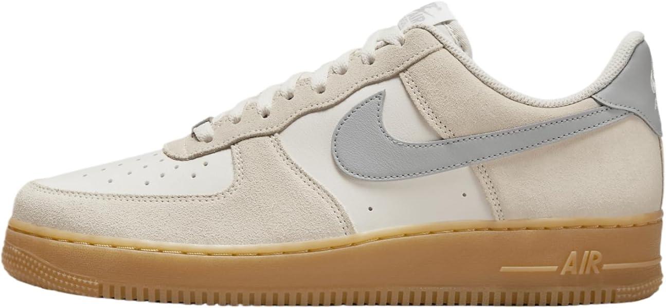 

Кроссовки Nike Air Force 1 '07 LV8 для мужчин, Phantom/Gum Yellow/Summit White/Light Smoke Grey
