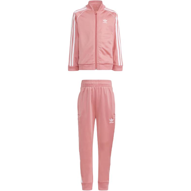 Повседневная спортивная одежда розовая для детей 3-7 лет Adidas Originals — фото 2