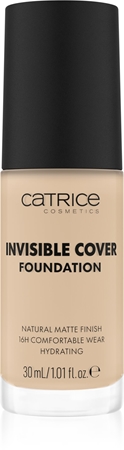 

Жидкая основа с матовым покрытием Catrice Invisible Cover Foundation, 002N 30 ml