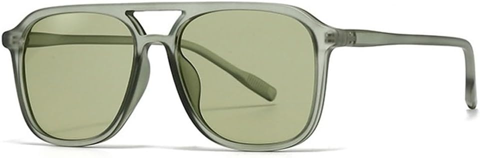 

Мужские солнцезащитные очки в стиле ретро с двойной перемычкой, квадратной формы, сине-зеленые оттенки, защита от ультрафиолета UV400; женские солнцезащитные очки с градиентным переходом цвета SKFGNX, Green Green