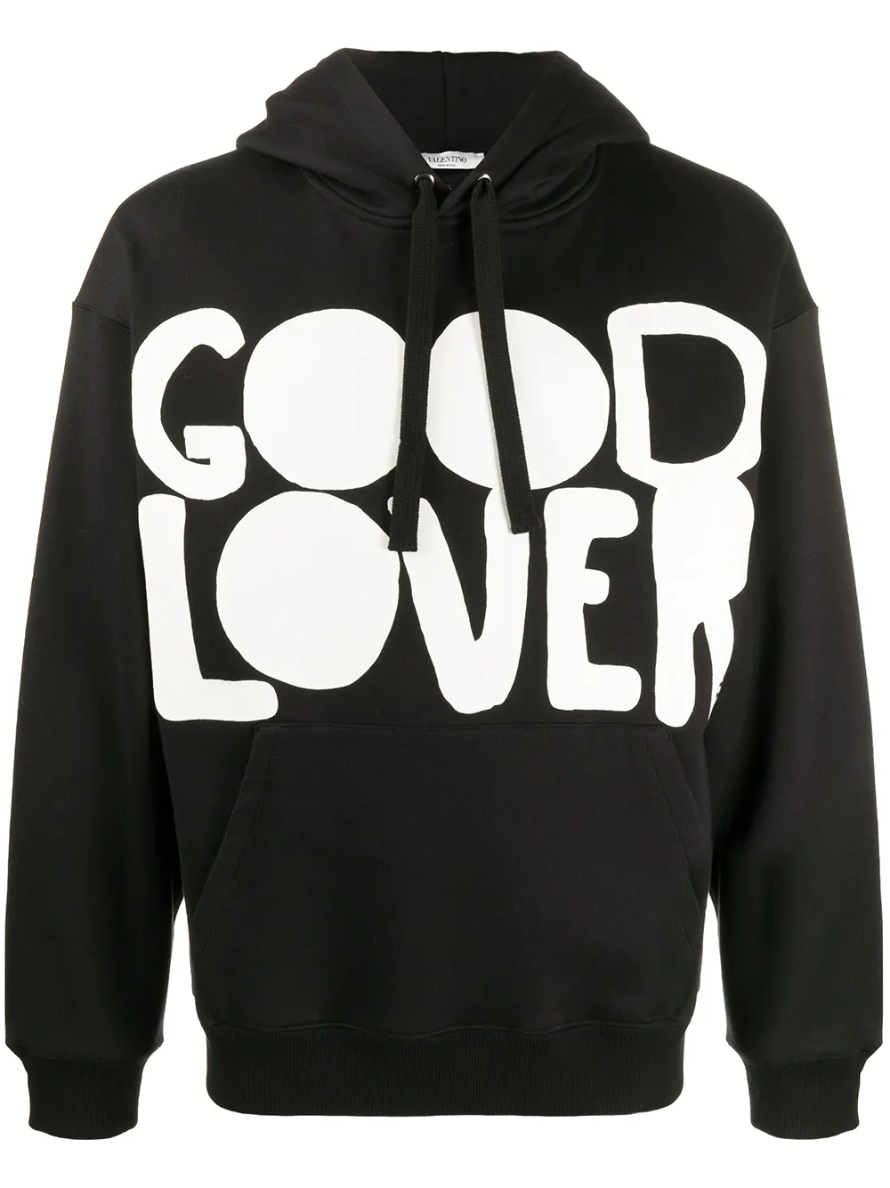 

Худи с принтом Good Lover VALENTINO GARAVANI, черный