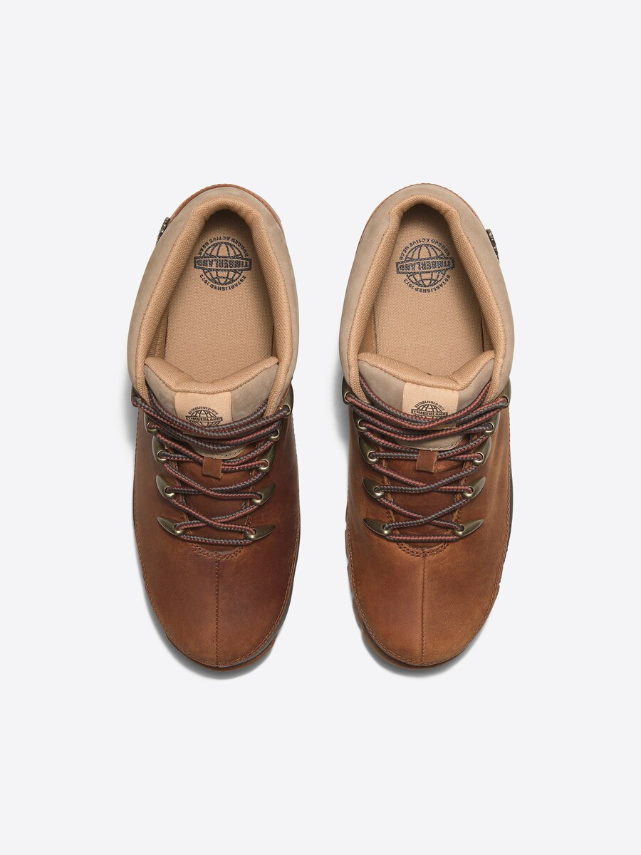 Мужские ботинки TIMBERLAND кожаные на шнуровке, темно-оранжевый — фото 3