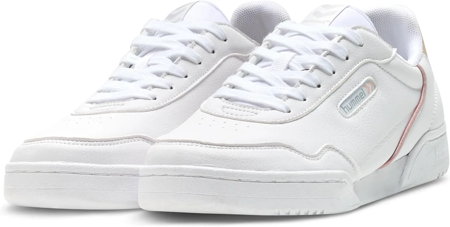 Кроссовки Hummel Unisex Adult Low Forli, белый/розовый — фото 4