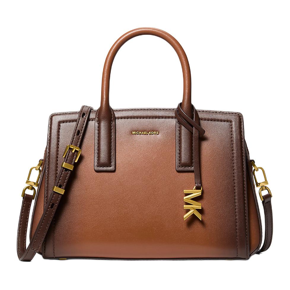 

MICHAEL KORS Леди Сплит кожаная сумка малая женская кожа коричневая