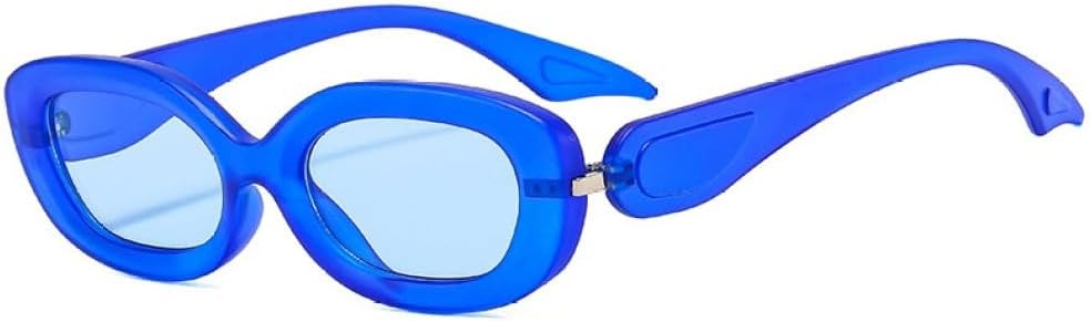 

Овальные солнцезащитные очки для женщин и мужчин, с поликарбонатными линзами, металлической оправой и шарнирами, в винтажном стиле, защита от ультрафиолета UV400 LANGSER, C6