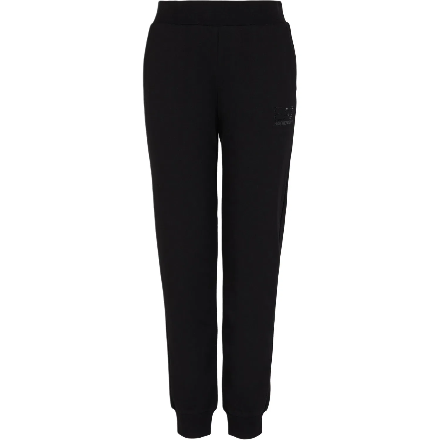 Трикотажные спортивные штаны EA7 Emporio Armani женские черные