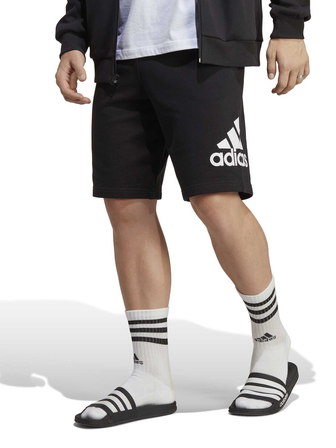 

Шорты Adidas Sportswear Essentials Big Logo French Terry, черный