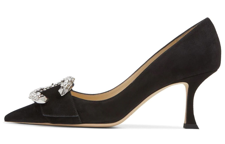 Jimmy Choo Мелва Слим Хилл Высокие каблуки 7 см Женские Черные — фото 3