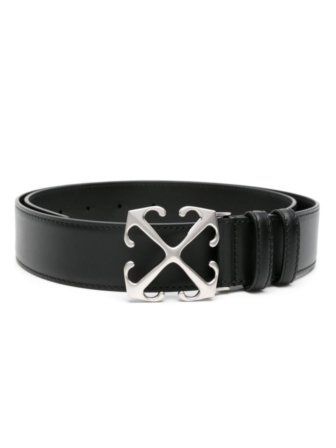 

Off-White ремень с пряжкой-логотипом Arrows, черный