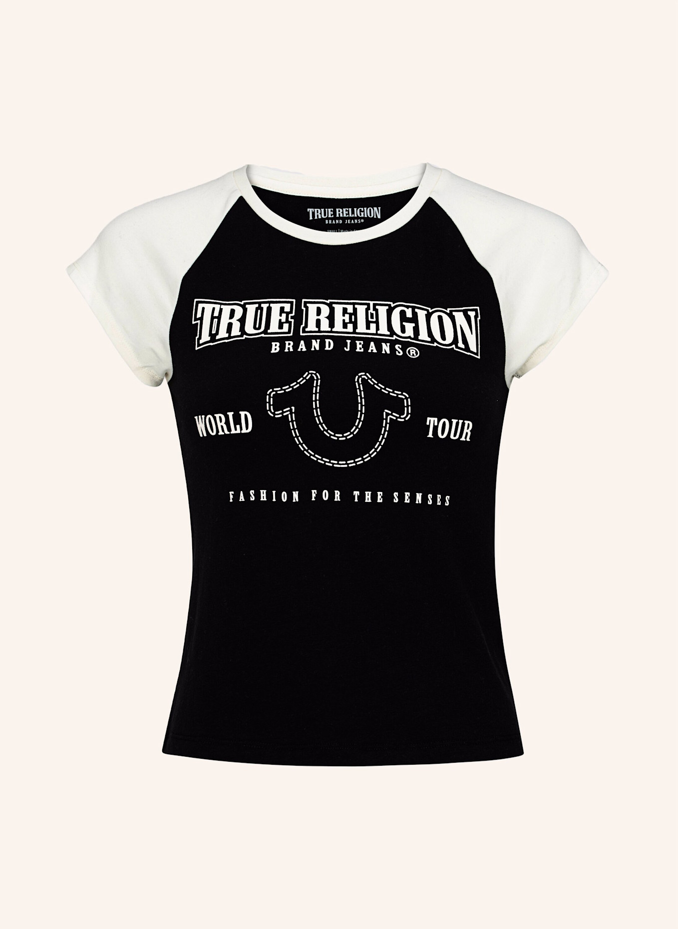 

Футболка реглан сс True Religion, черный