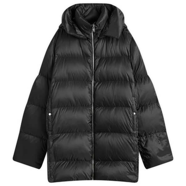 

Циклопическое пальто с капюшоном X moncler Rick Owens, черный