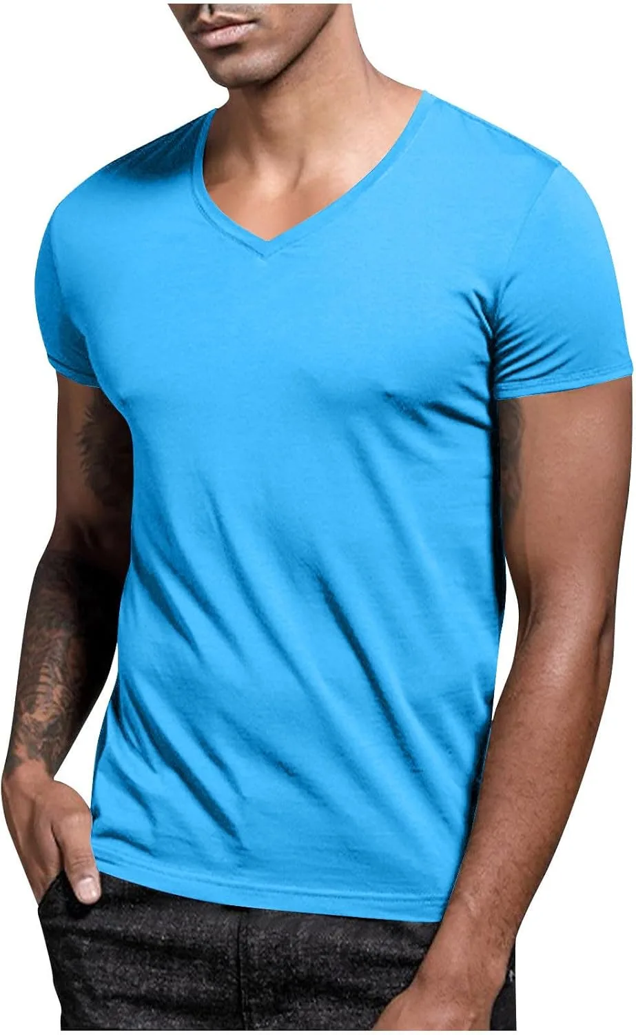 

Мужская футболка с V-образным вырезом Slim Fit