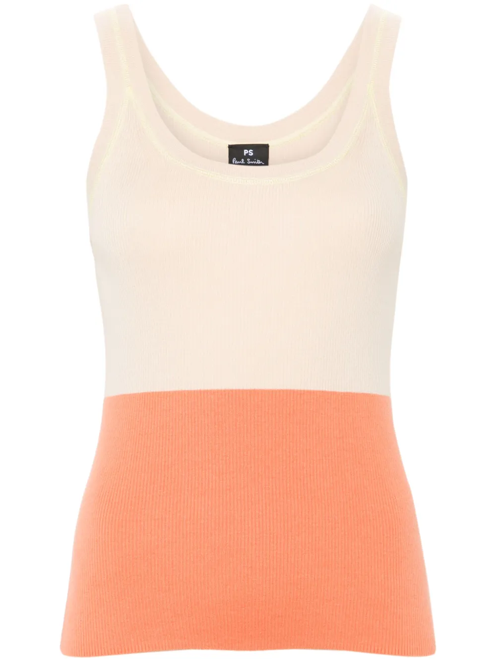 

Топ в стиле колор-блок Ps Paul Smith, нейтральный