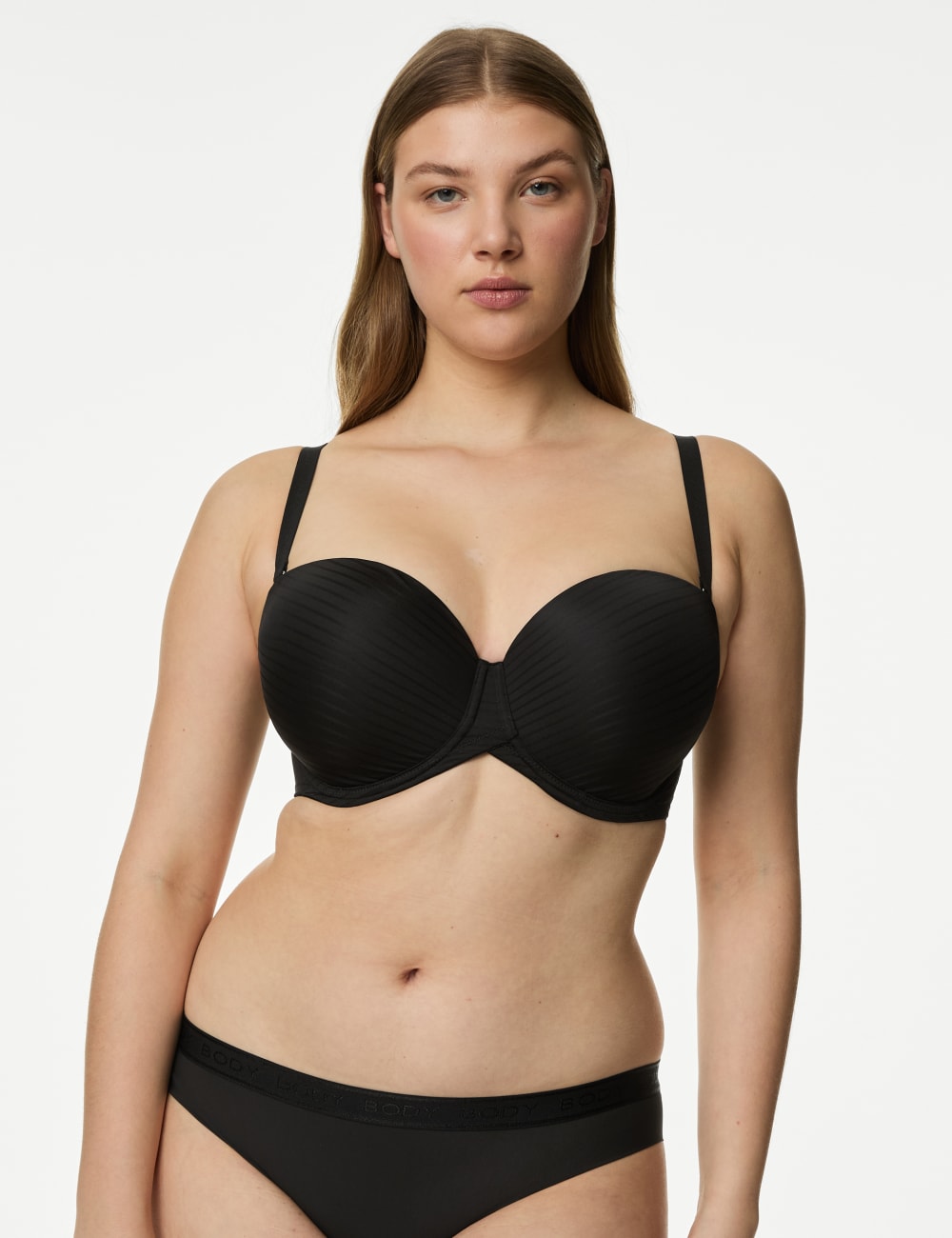 

Бюстгальтер Body Define без косточек Body by Marks & Spencer, черный