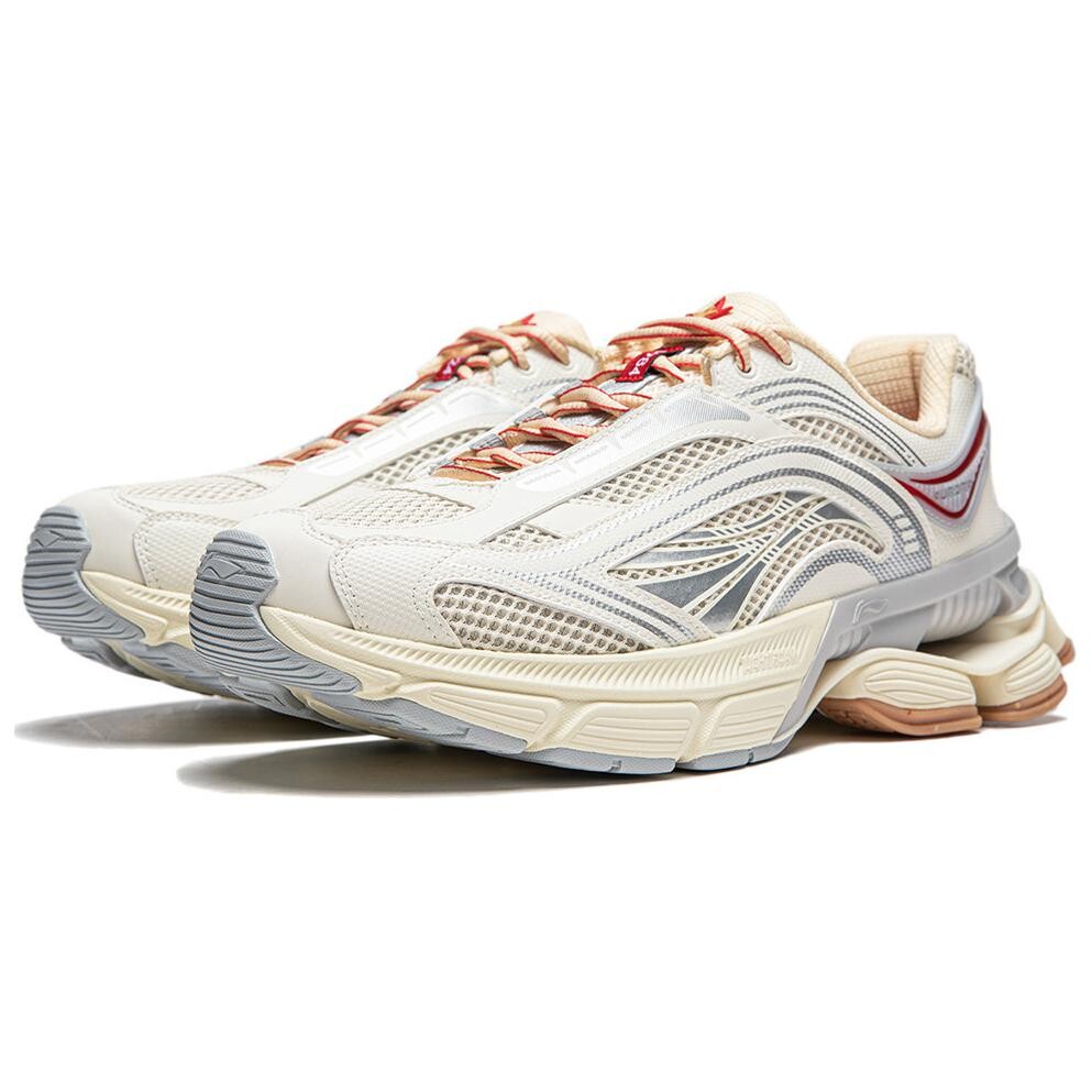 Кроссовки LINING Aurora RENEW Lifestyle Shoes Men Low-top Off White, цвет Off White — фото 3