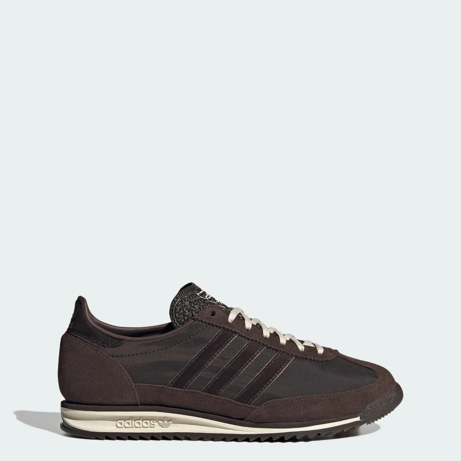 Мужские низкие кроссовки Adidas SL 72 OG тёмно-коричневые — фото 2