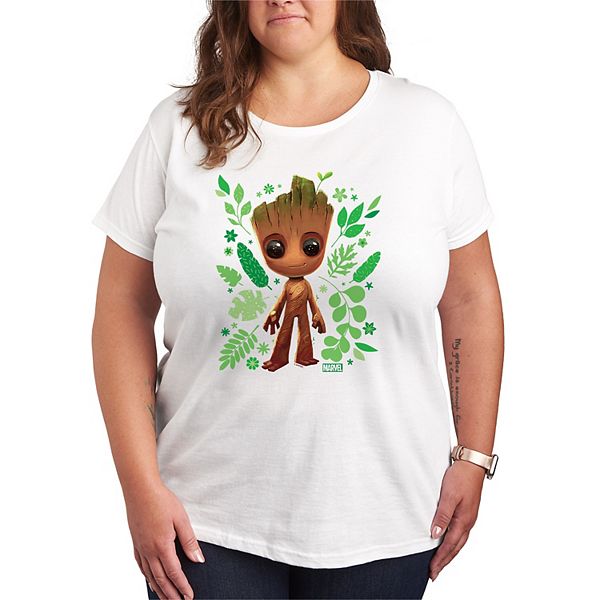 

Футболка с принтом Baby Groot из «Стражей Галактики» Plus size Marvel, White, Белый, Футболка с принтом Baby Groot из «Стражей Галактики» Plus size Marvel, White