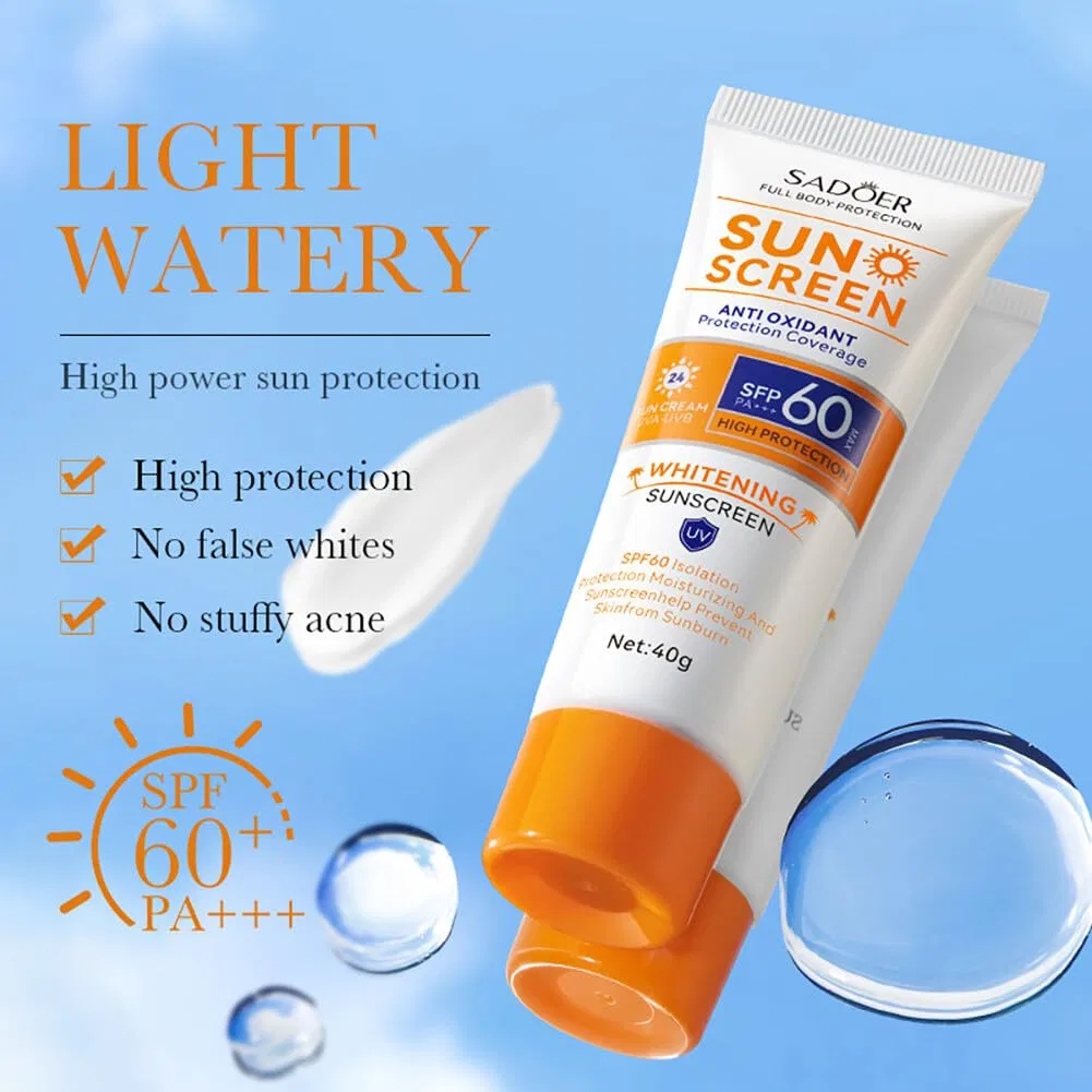 Увлажняющий солнцезащитный крем JAWSEU SPF 60+ Jawseu, 3 Pieces. — фото 4