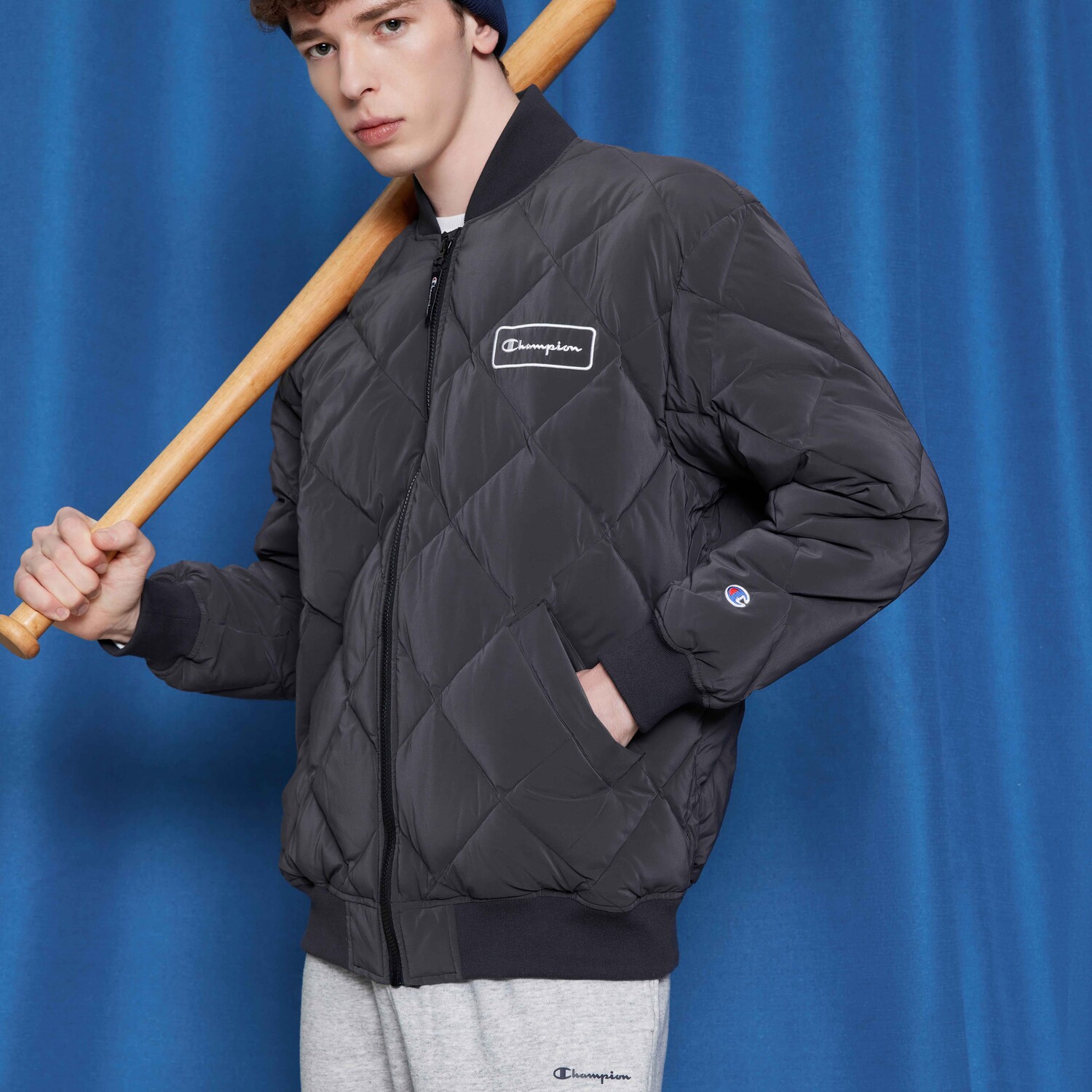 

Пуховик унисекс Champion, цвет Black