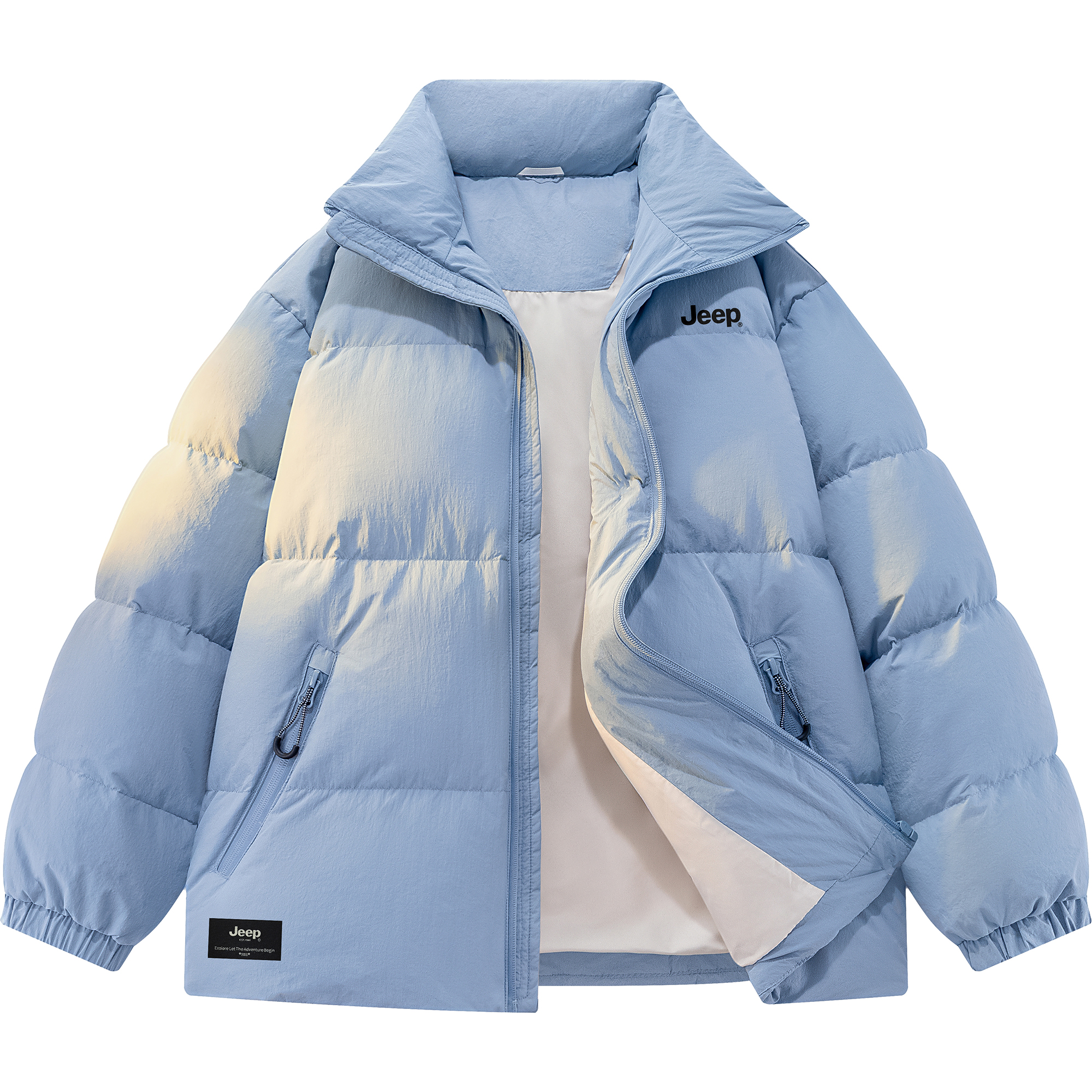 

Пуховик Wrangler Unisex Jeep, светло-синий