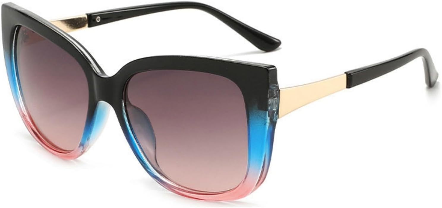 

Солнцезащитные очки Willochra большого квадратного размера для женщин, металлическая оправа, очки «кошачий глаз» для женщин и мужчин, модные солнцезащитные очки для активного отдыха, C3