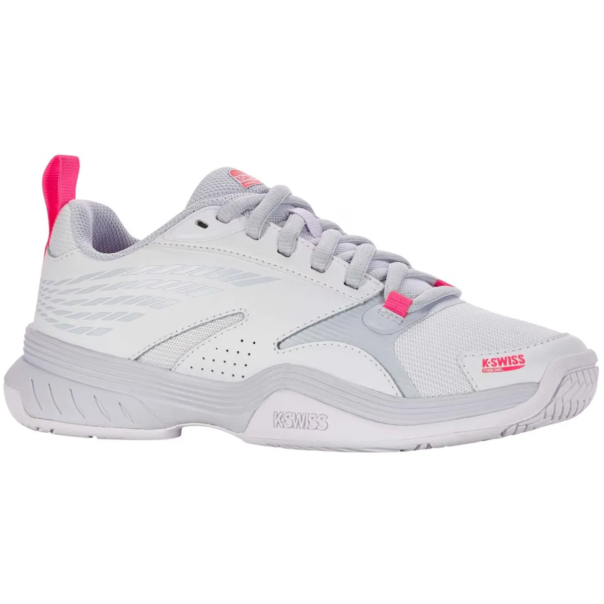 Женские туфли для падела SPEEDEX PADEL K· Швейцарский K-Swiss, белый/розовый — фото 3