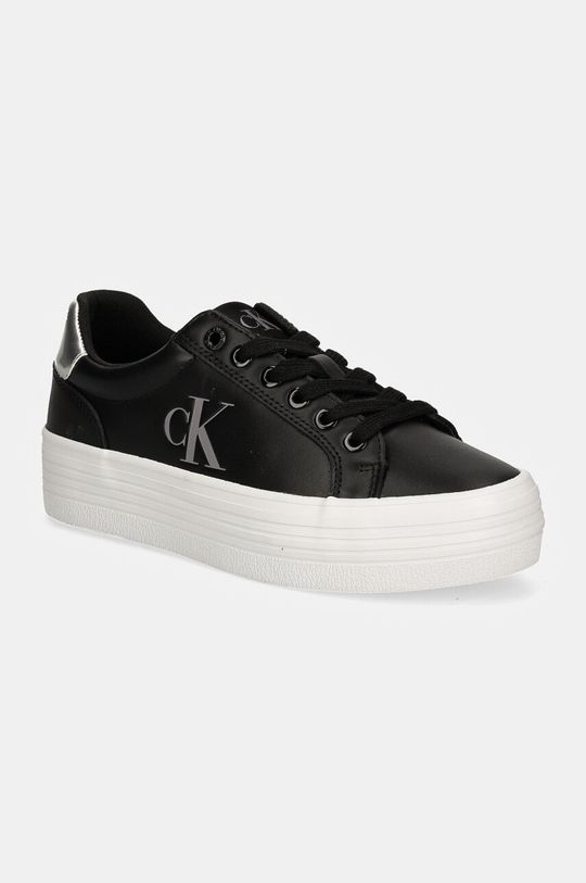 

Кроссовки BOLD VULC FLATF LACEUP LTH Calvin Klein Jeans, черный