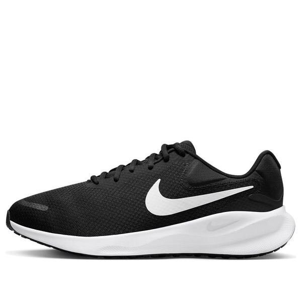 

Кроссовки revolution 7 road wide 'black white' Nike, черный