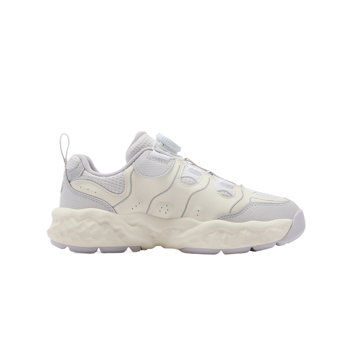 Heritage FHT детские баскетбольные кроссовки Lunar Rock Gray Lotus Gray FILA KIDS, серый — фото 3