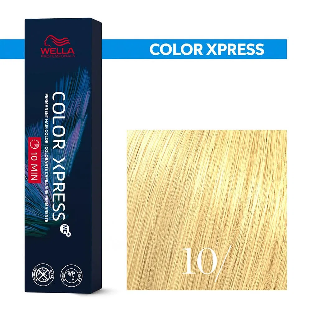 Стойкая краска для волос Colour Xpress 10 Platinum Blonde 60 мл от Wella Wella Professionals — фото 2