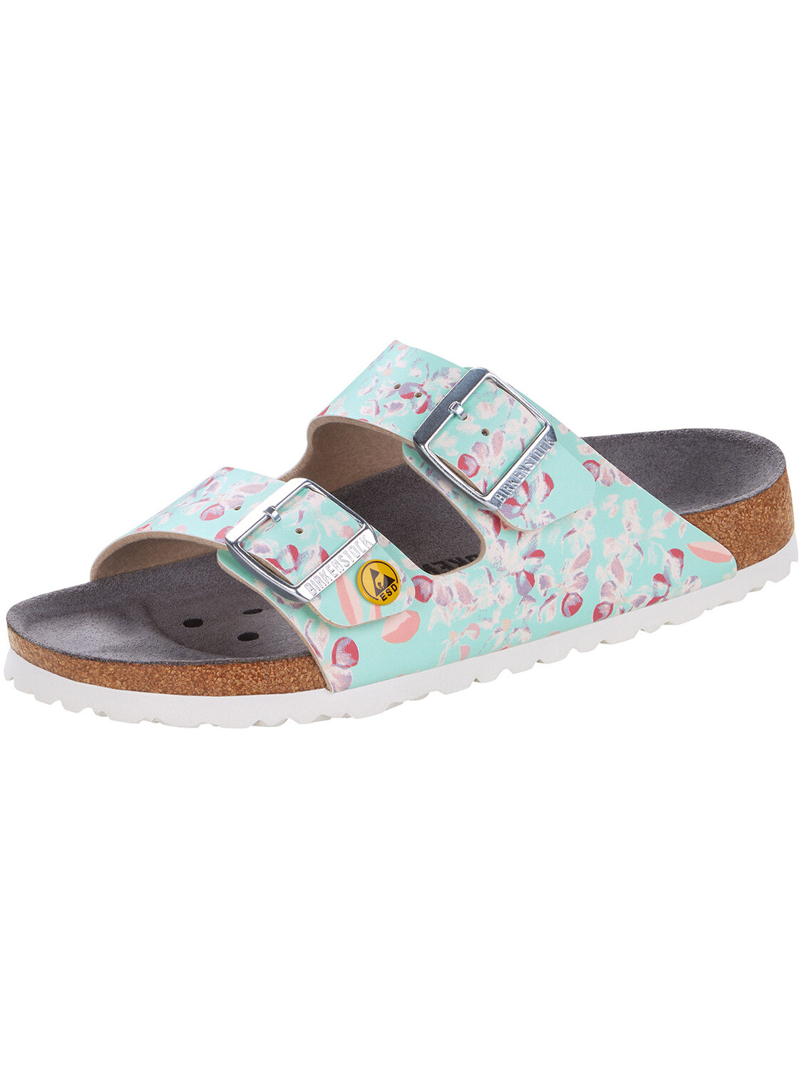 Мюли Birkenstock Sandalen Arizona ESD Flower, цвет mintgrün