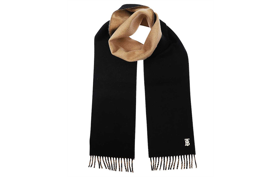 

Мужской вязаный шарф Burberry, Black