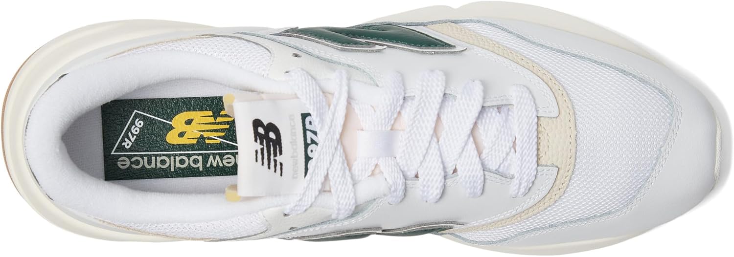 Кроссовки New Balance Unisex Adult 997r V1, белый/зеленый — фото 2