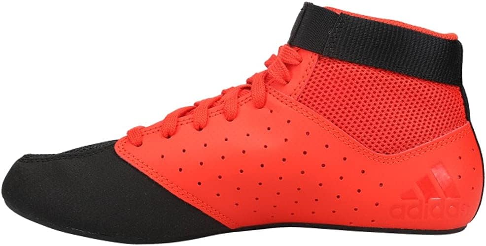 Борцовские кроссовки Adidas Mat Hog 2.0, черный/красный — фото 3
