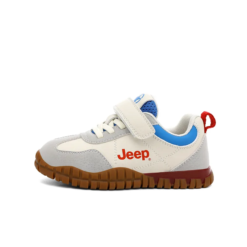 Детские повседневные кроссовки Running Collection Jeep, хаки серый/айвори белый