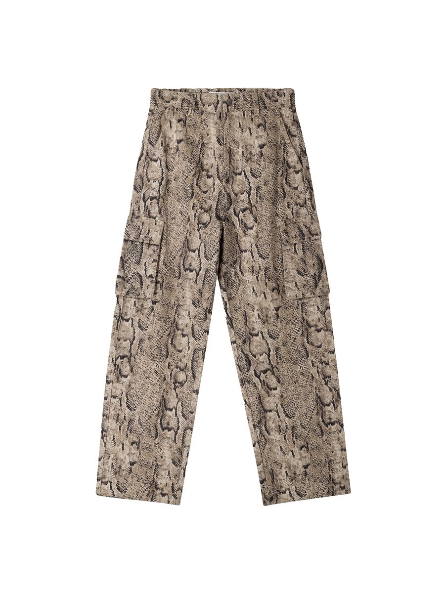 

Брюки-карго Bershka Regular Cargo Pants, кэмел