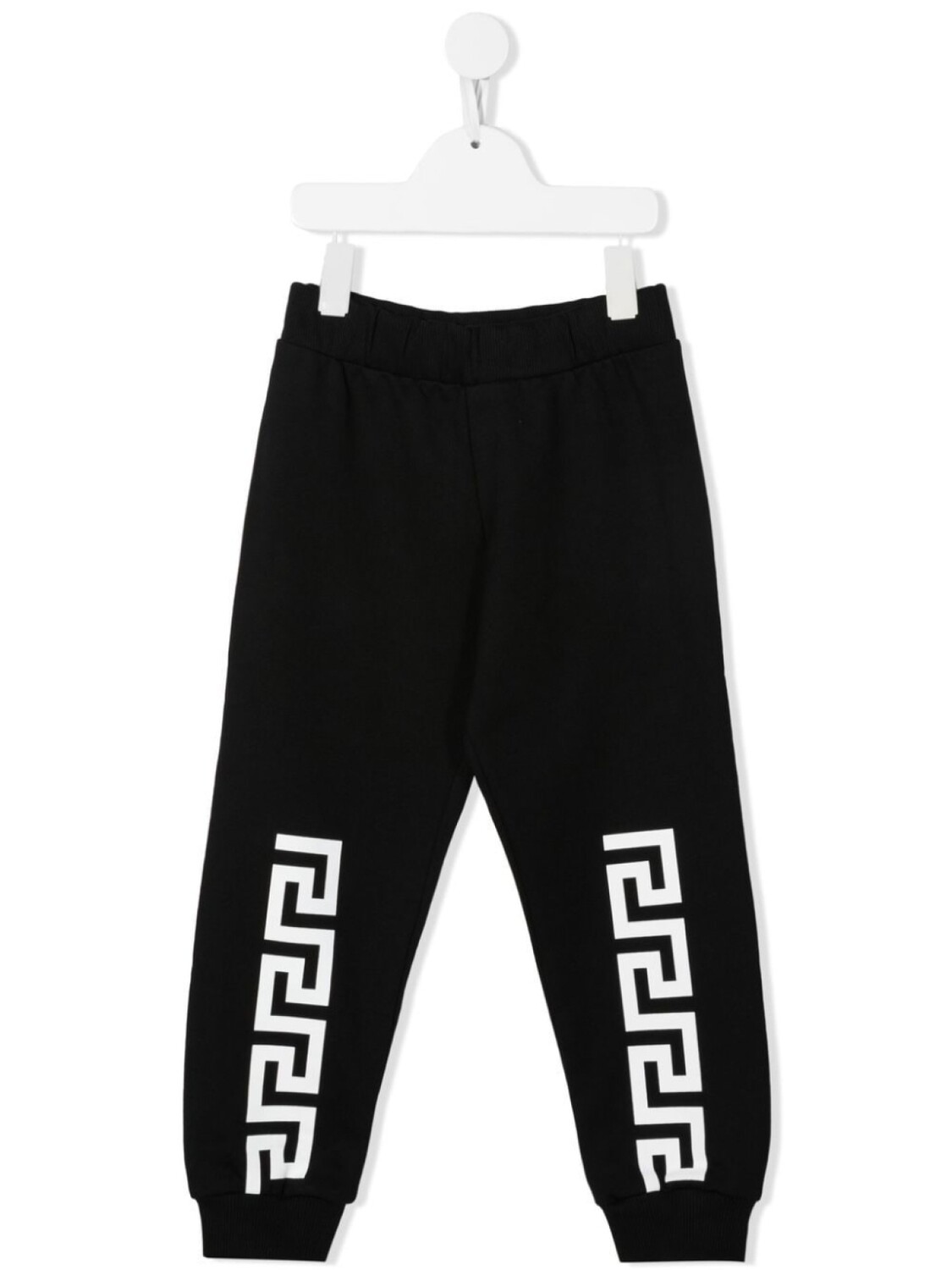 

Versace Kids спортивные брюки с принтом Greca, черный