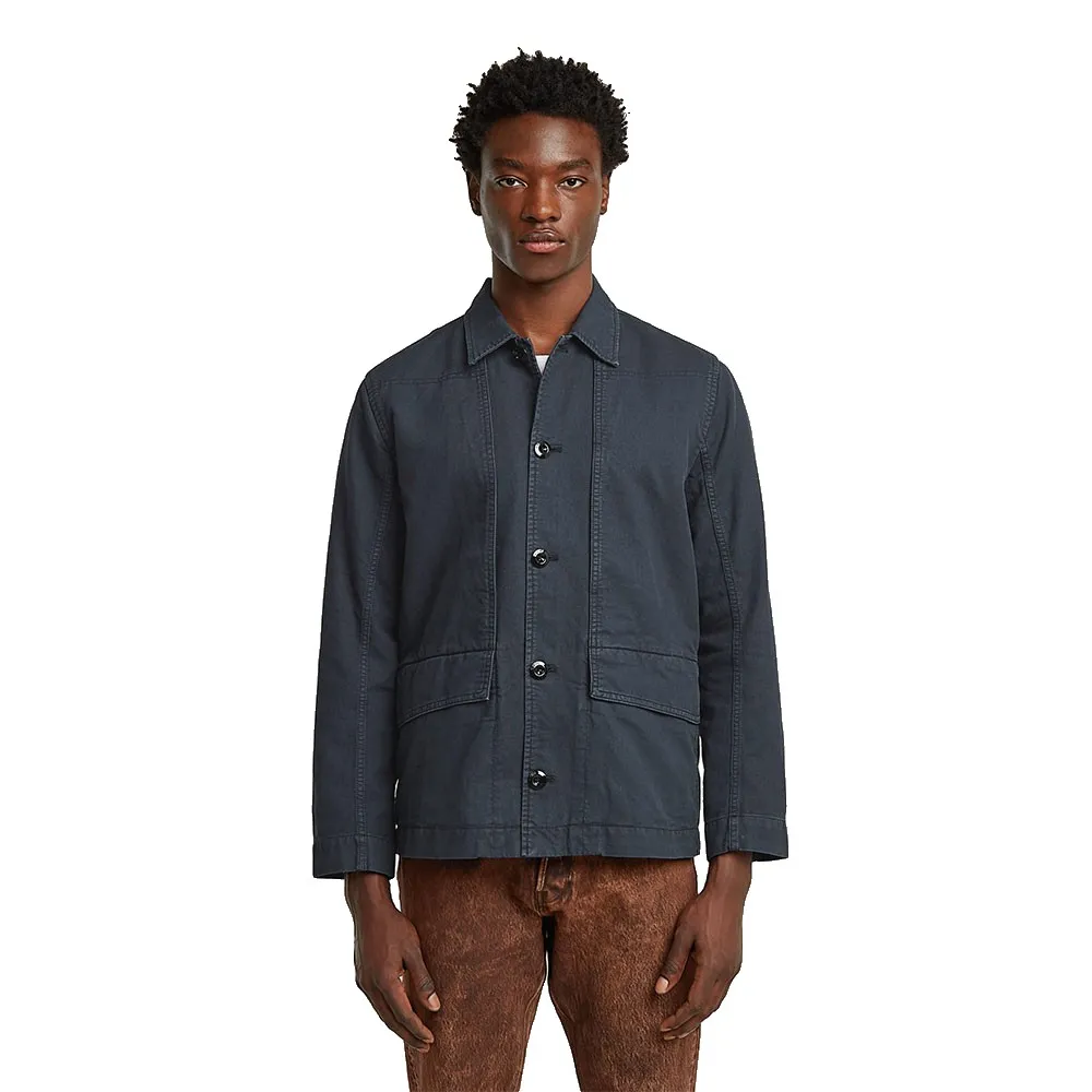 

Рубашка-куртка G-Star с 4 карманами, синий