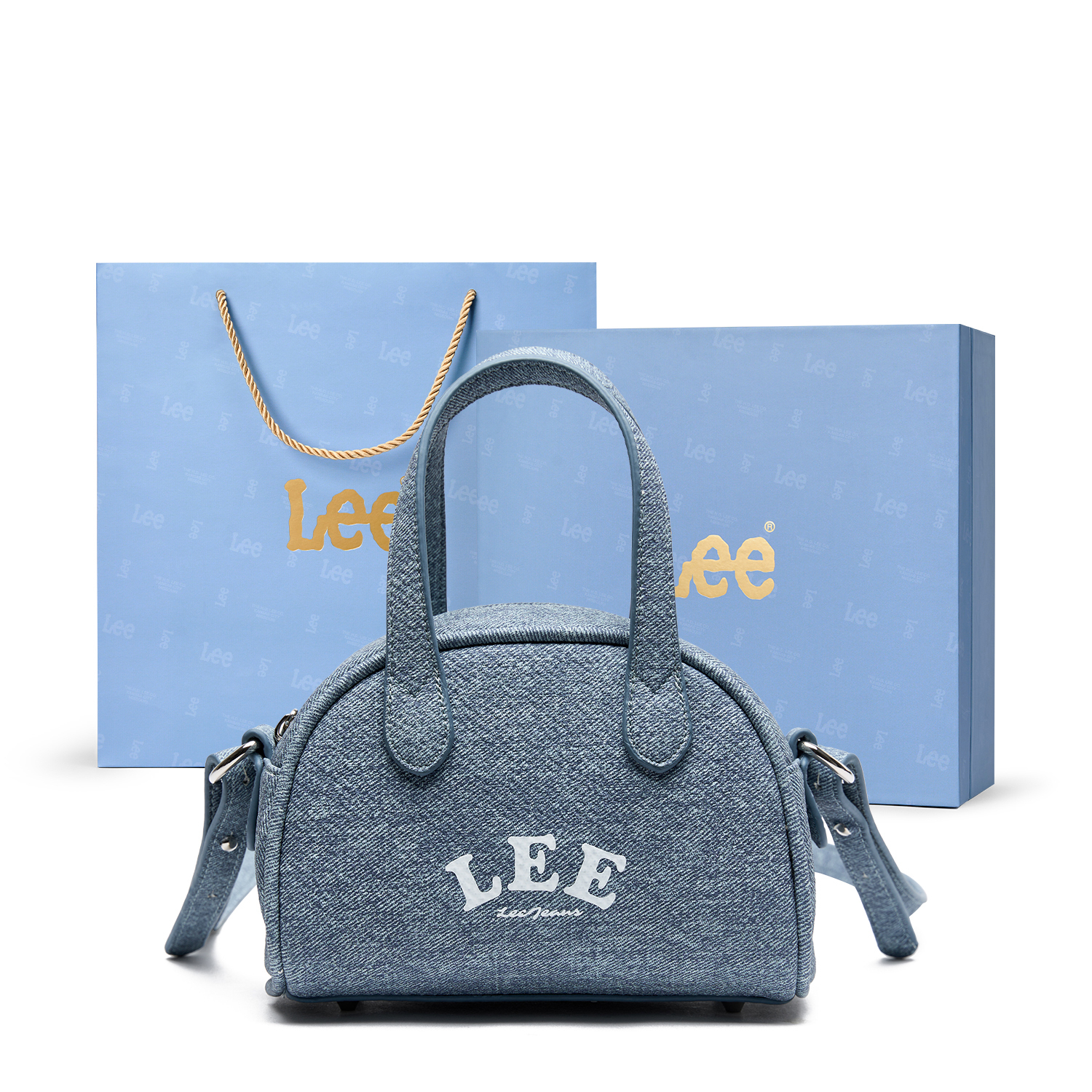 

Lee Сумка через плечо из ПВХ, [Premium Shopping Bag Box]Light Denim Blue