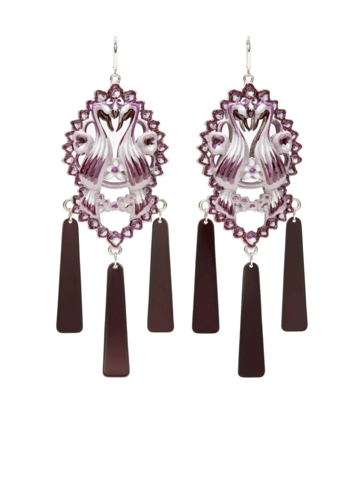 

Серьги Bird Tory Burch, серебряный