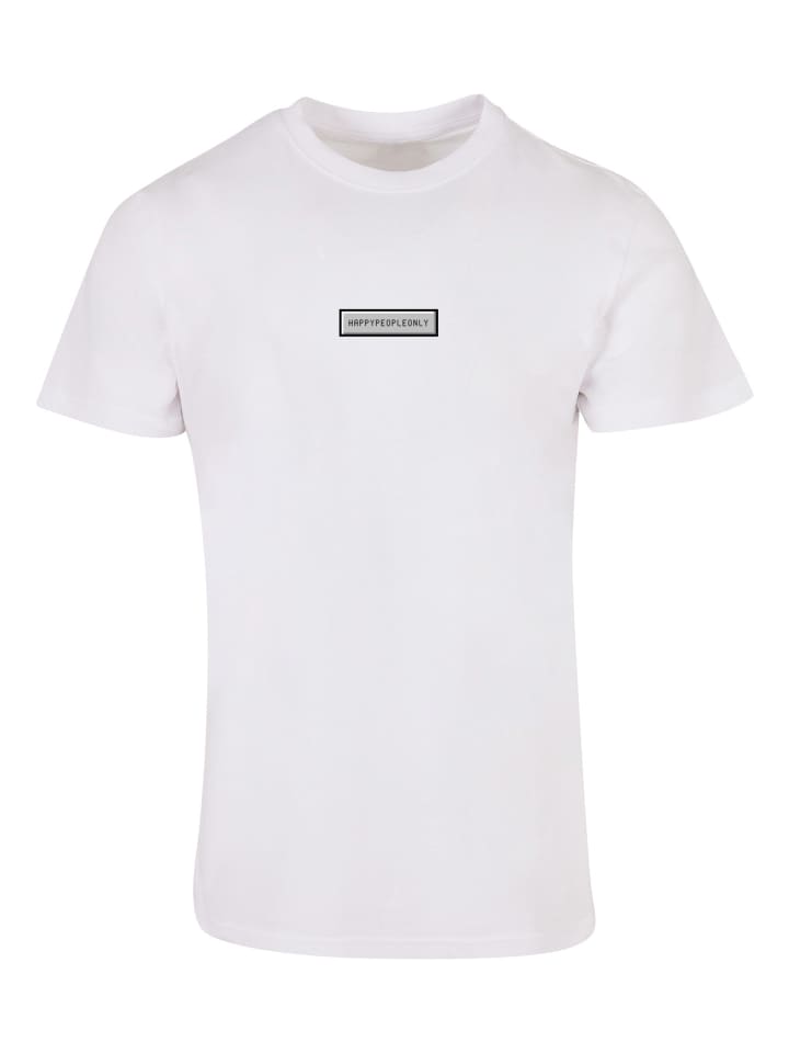 

F4NT4STIC Футболка «Счастливые люди, только позитивные эмоции» белого цвета, Белый, F4NT4STIC Футболка «Счастливые люди, только позитивные эмоции» белого цвета