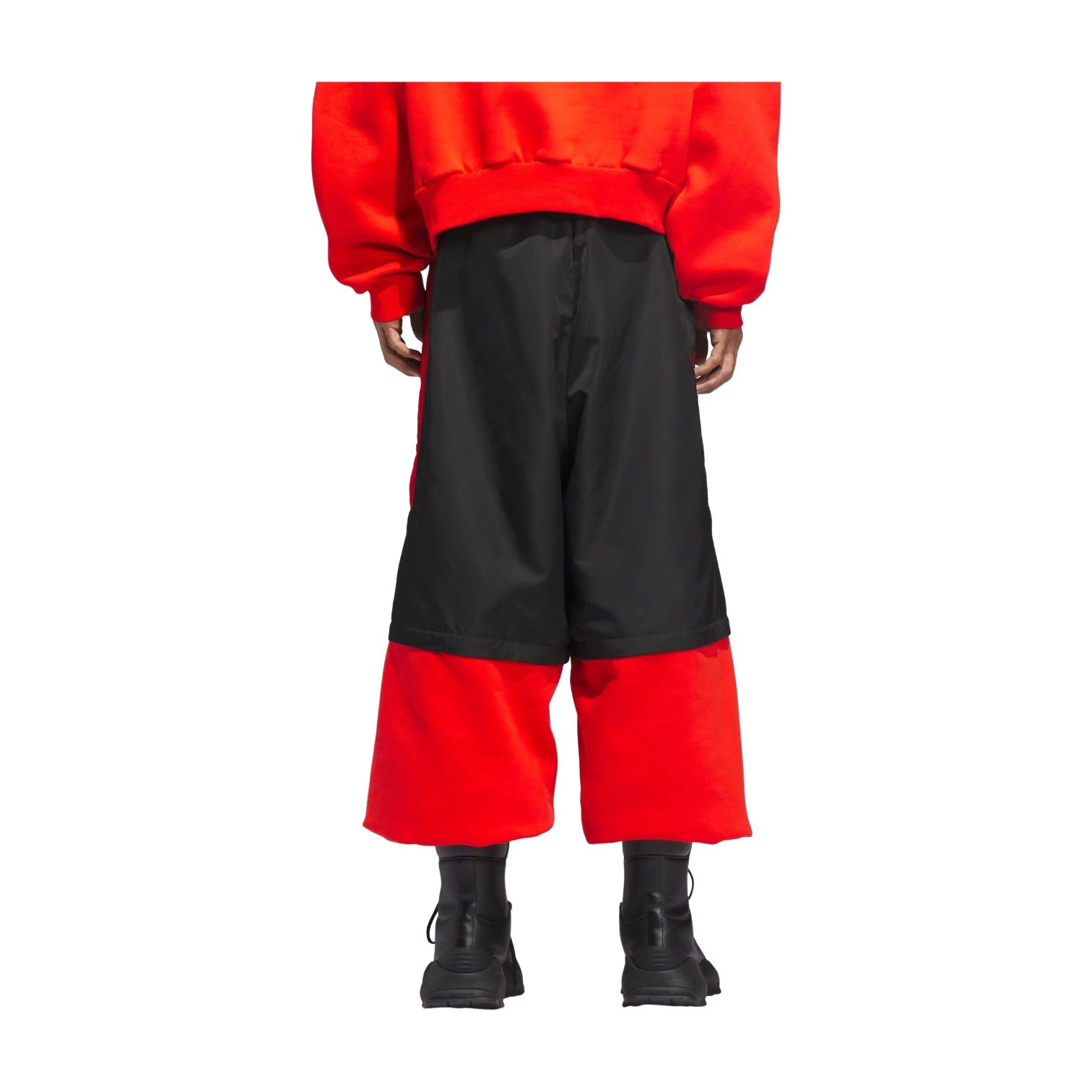 Спортивные штаны Adidas x Willy Chavarria Heavyweight 'Black Red' — фото 4