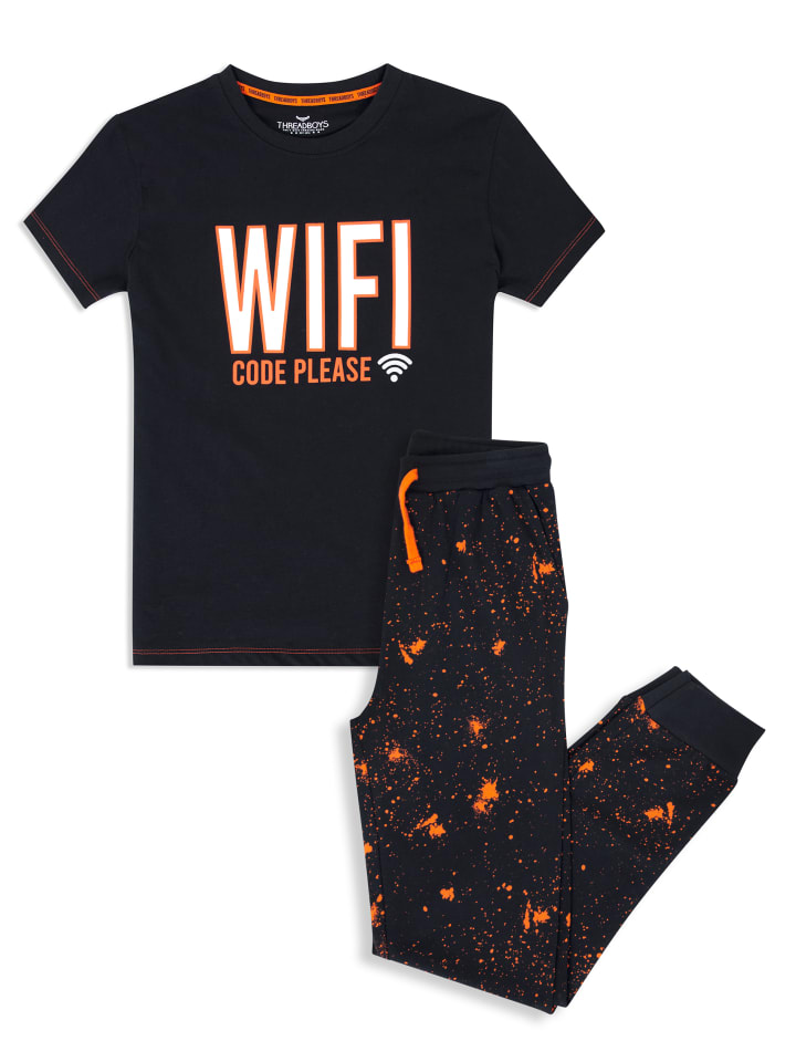 

Пижама Threadboys, черный