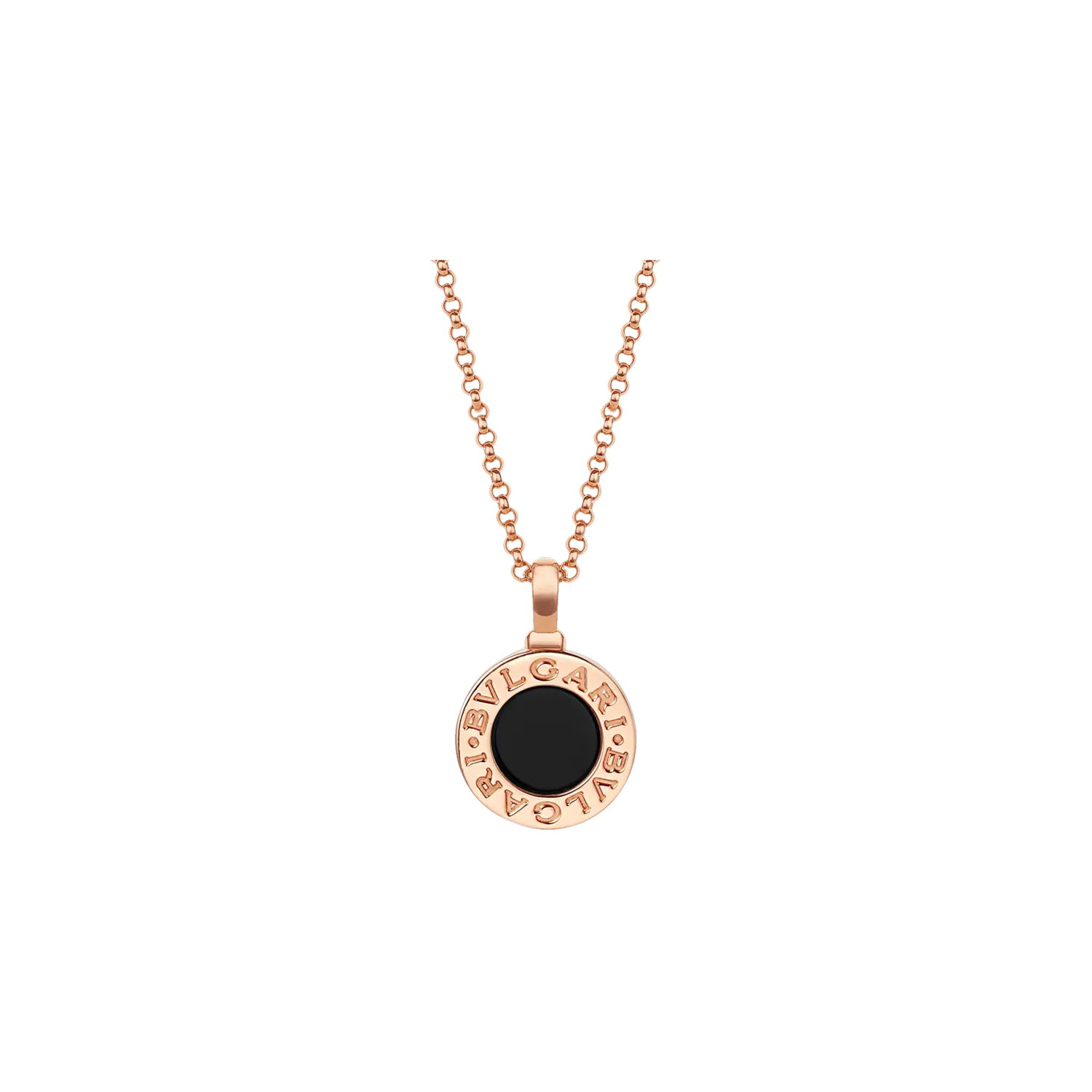 

Колье Bulgari Bvlgari из розового золота и оникса